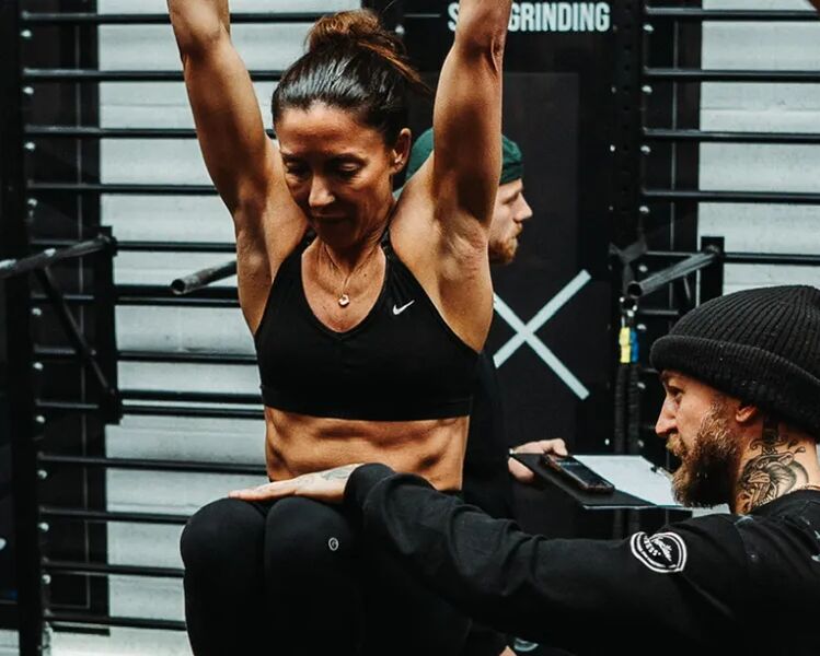 Coach Danny Brogan coaching at Functional Fitness Gym Farnham